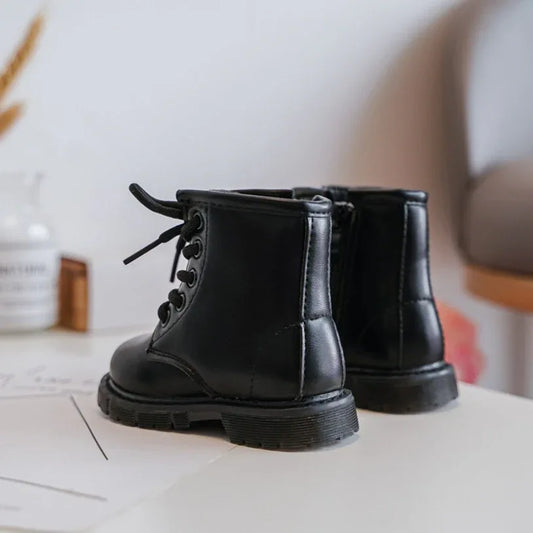 Gevoerde enkellaarsjes met rits - Zwart