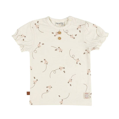 Frogs & Dogs Baby T-Shirt - Flo SS | White Alyssum