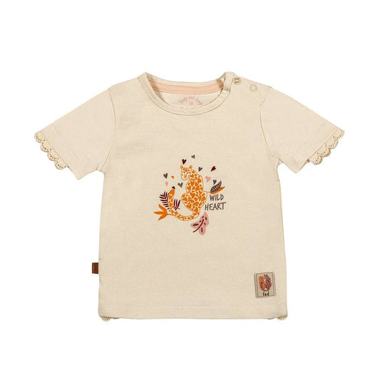 Frogs & Dogs Baby Jungle T-shirt - Wild Heart | Off White