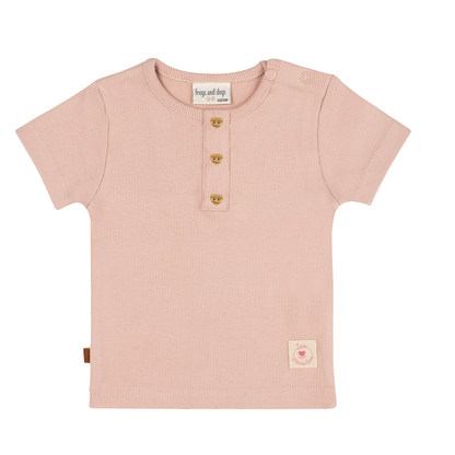 Frogs & Dogs Kids Garden T-Shirt | Rose Smoke