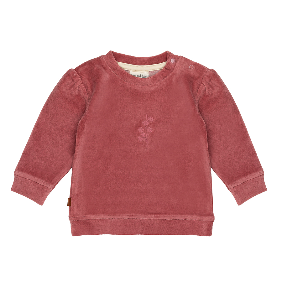 You Are Loved baby fluwelen sweater | Mesa Rose
