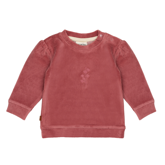 You Are Loved baby fluwelen sweater | Mesa Rose
