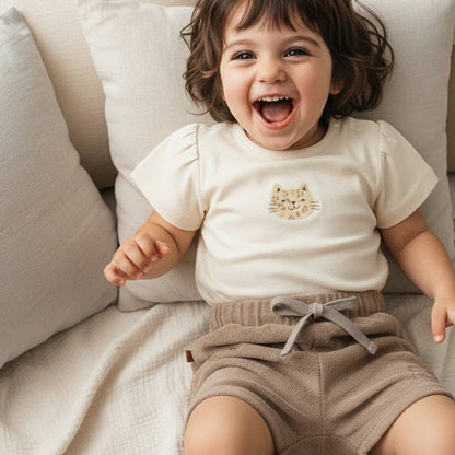 Frogs & Dogs Kids - Korte Broek Cat | Stucco
