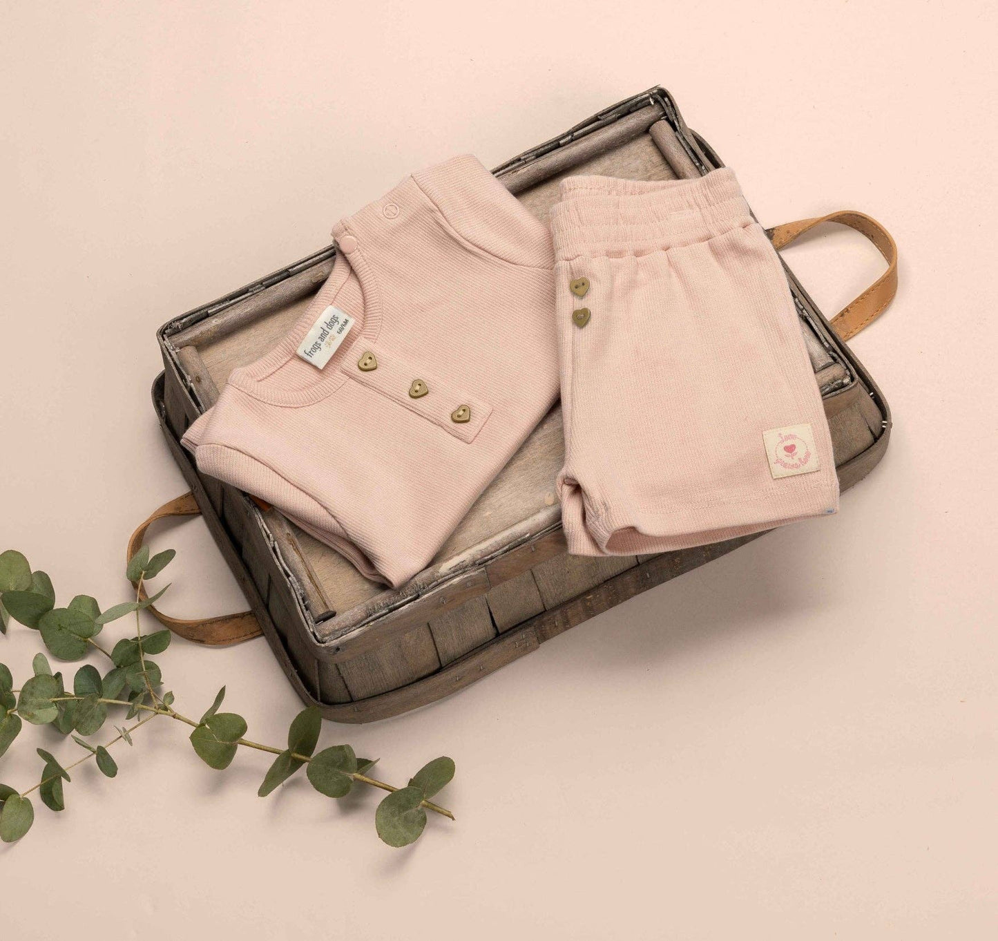 Frogs & Dogs Kids - Korte Broek Garden | Rose Smoke