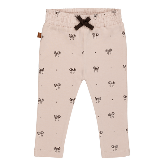 Ballerina babybroek met strik | Sepia Rose - JRS Kids Fashion